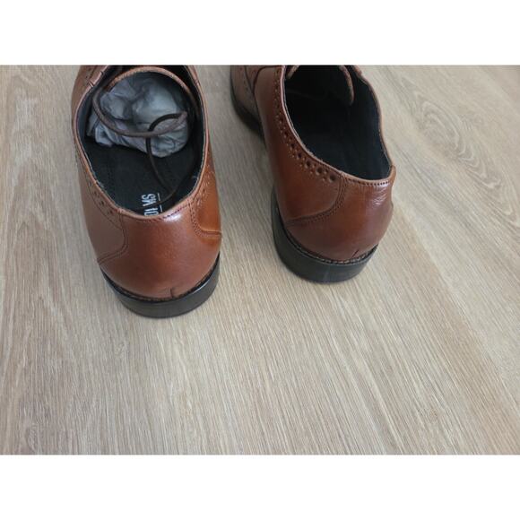 New Stacy Adams Dunbar Tan Brown Wingtip Oxfords 11.5 main image 8